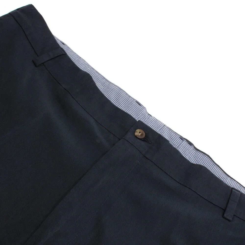 Frank's Pants NWT Chinos / Casual Pants Size 46 US in Navy Blue Polyester Blend